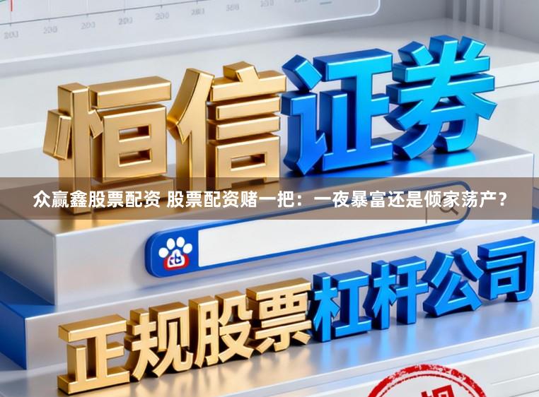 众赢鑫股票配资 股票配资赌一把：一夜暴富还是倾家荡产？